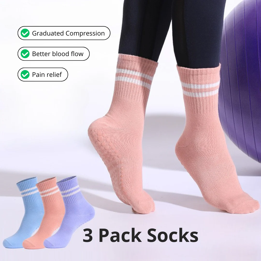 3D Compression color socks | 3-Pack Socks - Image 2