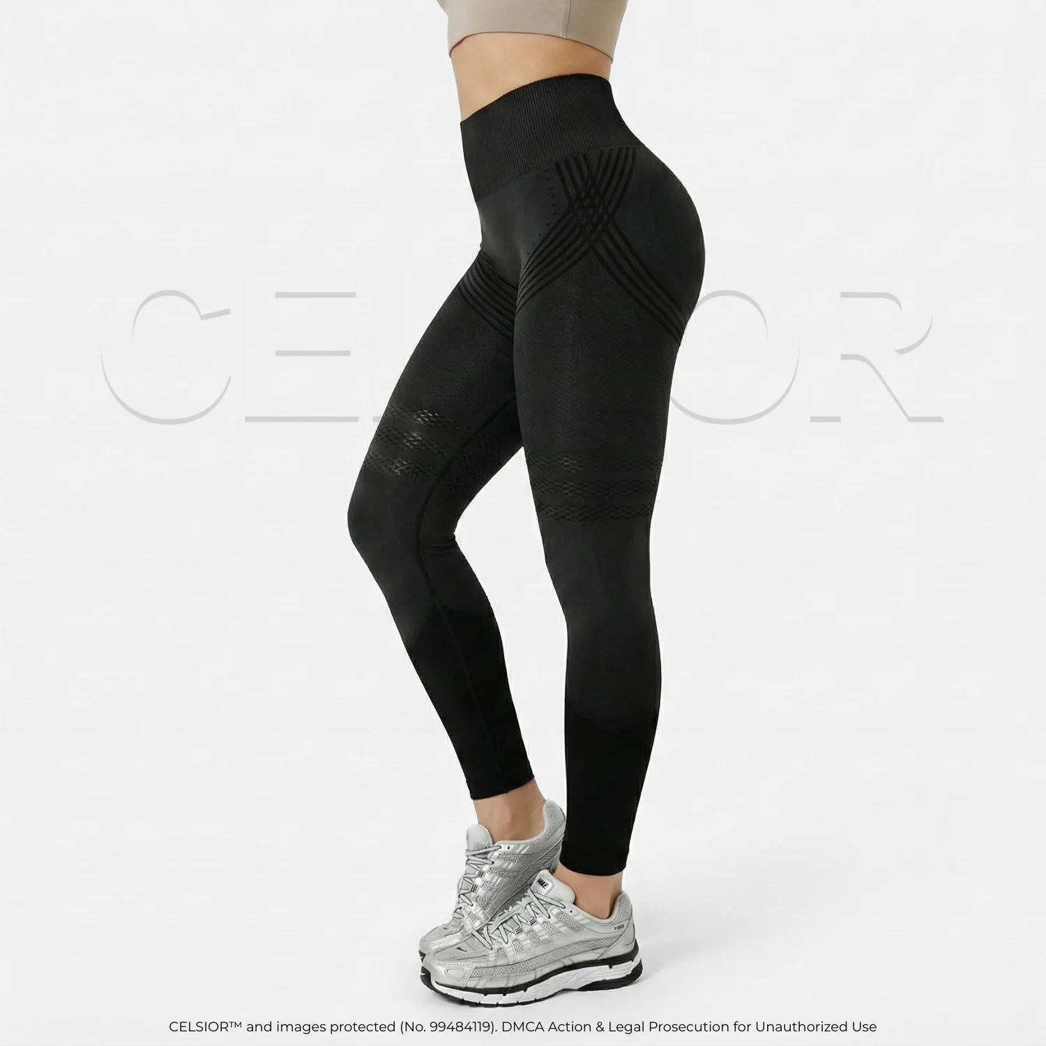 Anti-Cellulite Leggings - Compression and High Waist for tummy control. - Image 13