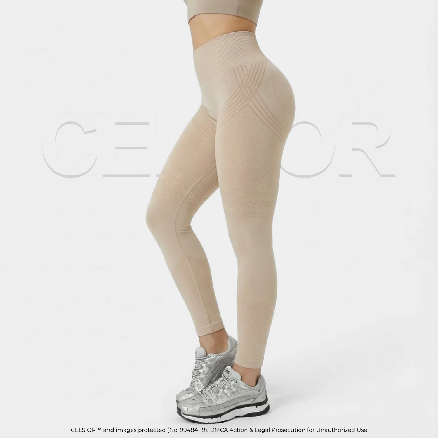 Anti-Cellulite Leggings - Compression and High Waist for tummy control. - Image 14