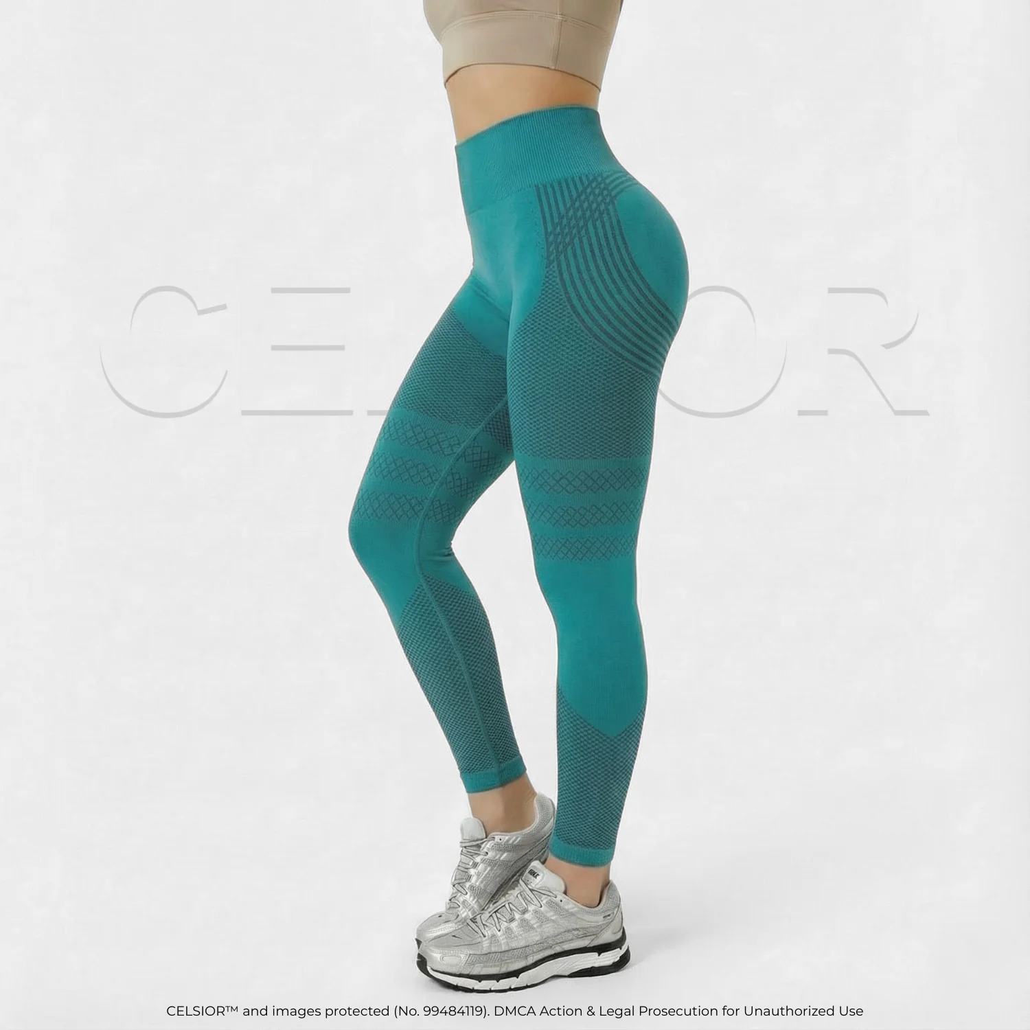 Anti-Cellulite Leggings - Compression and High Waist for tummy control. - Image 17