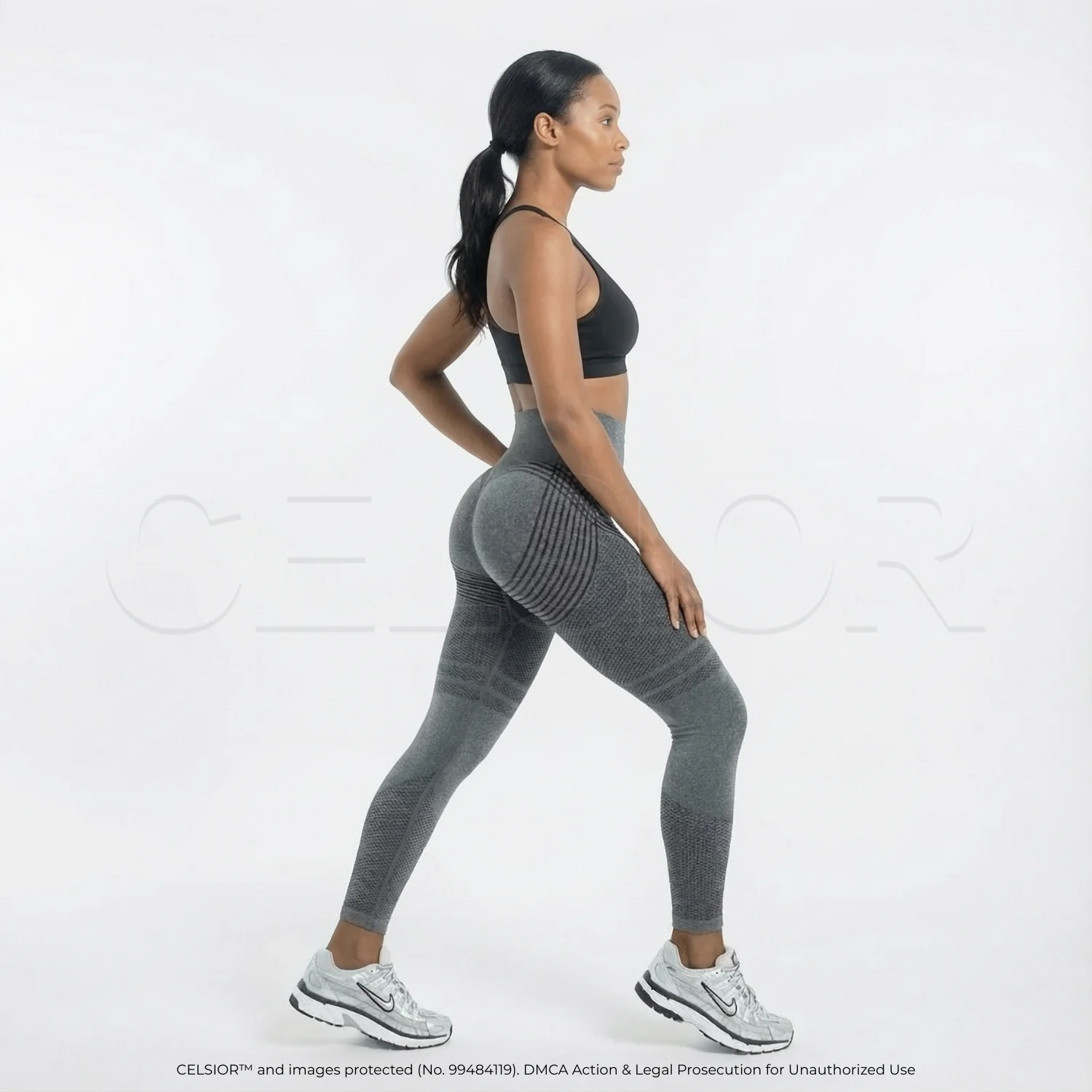 Anti-Cellulite Leggings - Compression and High Waist for tummy control. - Image 9